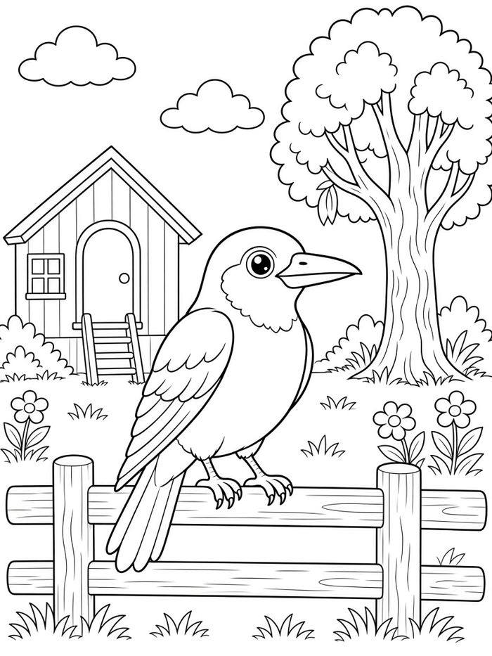 Simple Backyard Coloring Pages Arvo Adventures – free fun for Aussie kids